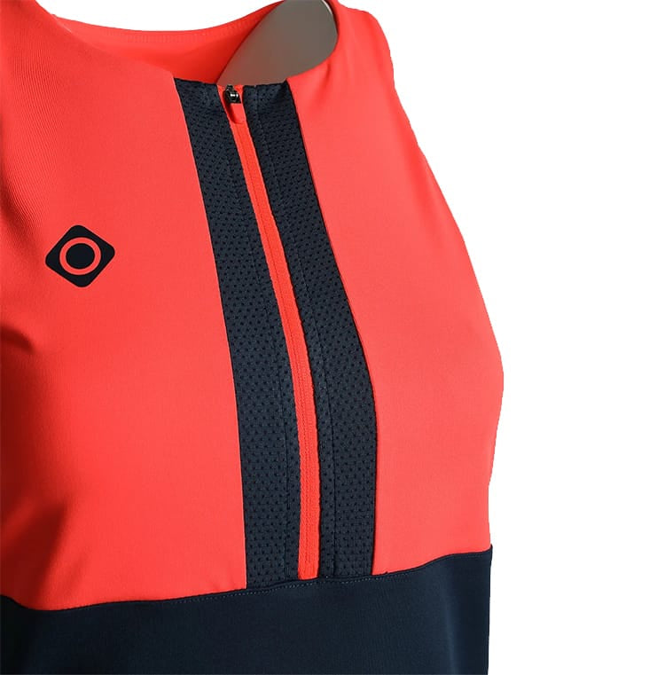 Camiseta Tirantes Izas Selma Azul Marino/Coral