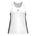 Camiseta Tirantes Head Club 25 Tech Azul Royal/Blanco