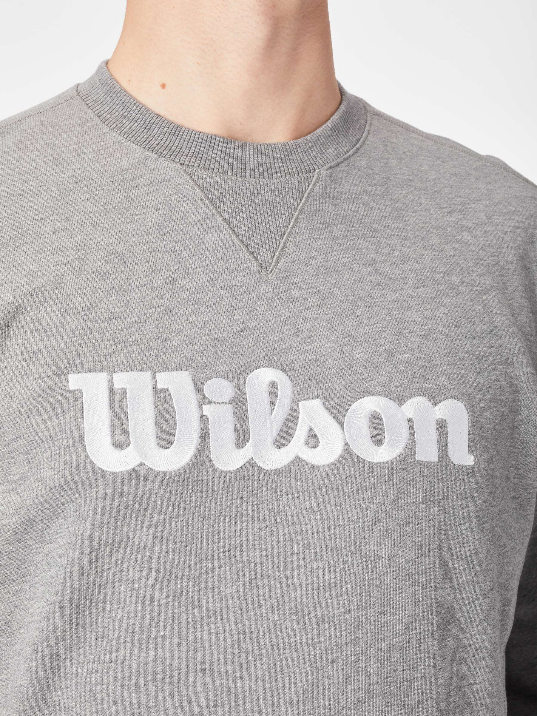 Sudadera hombre Wilson Team Crewneck Gris