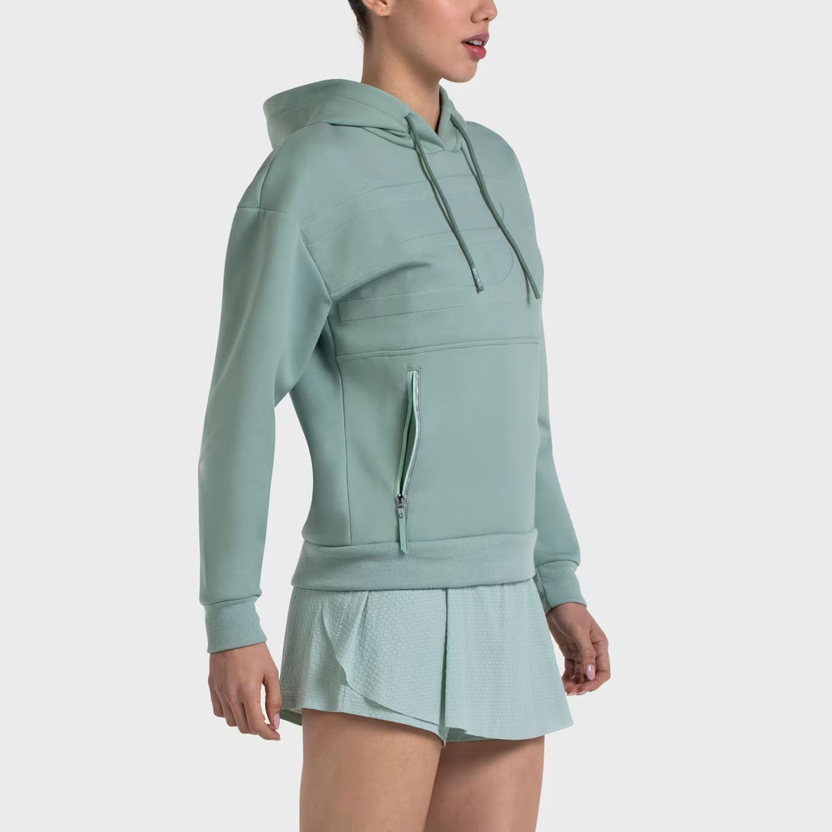 Sudadera Bullpadel Eolia Verde Jade 2026