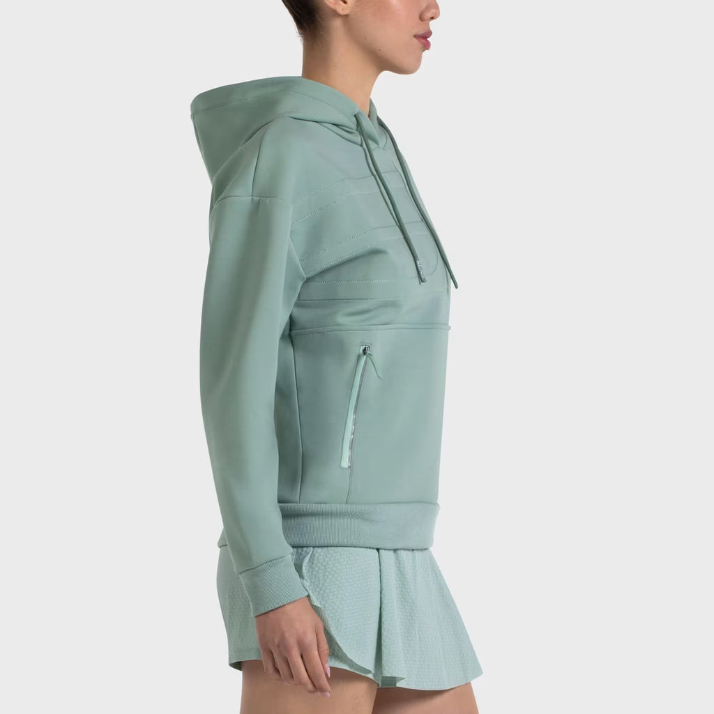 Sudadera Bullpadel Eolia Verde Jade 2026