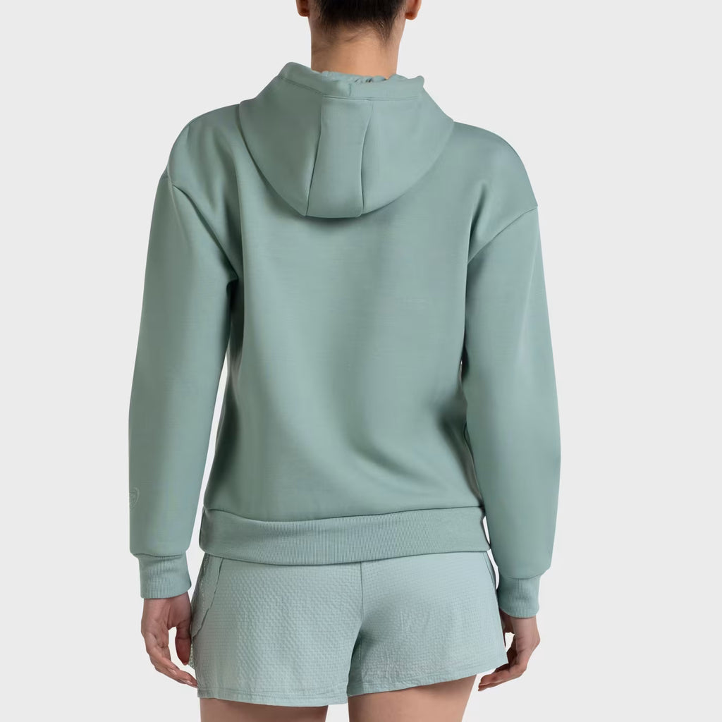Sudadera Bullpadel Eolia Verde Jade 2026