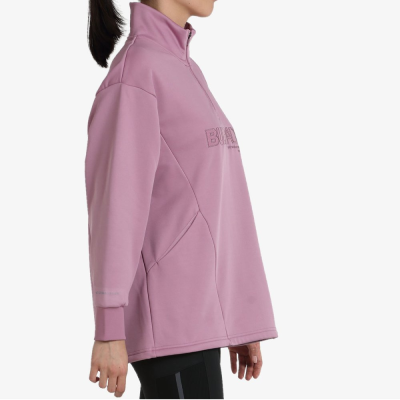 Sudadera Bullpadel Inane Vino Rosado