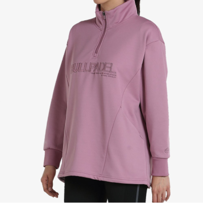 Sudadera Bullpadel Inane Vino Rosado