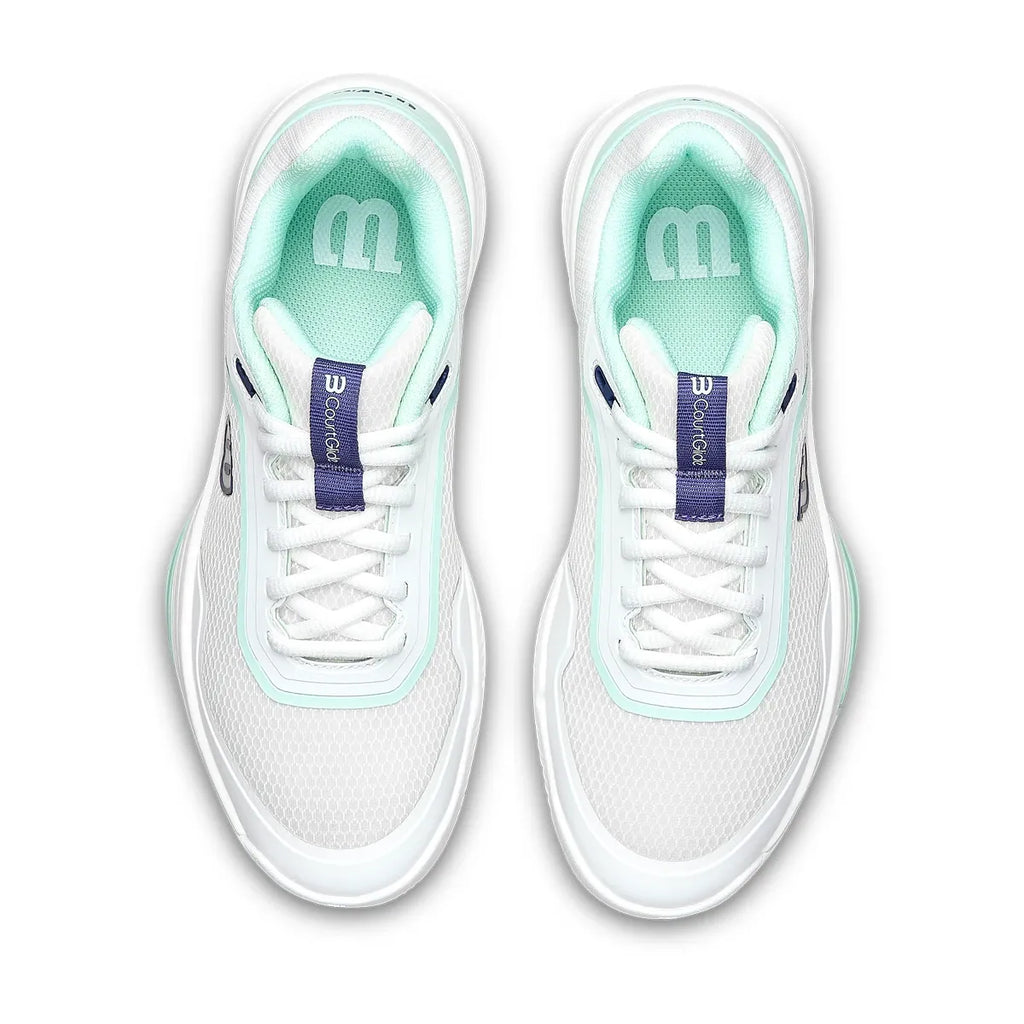 Zapatillas Wilson CourtGlide W Blanco/Turquesa 2026