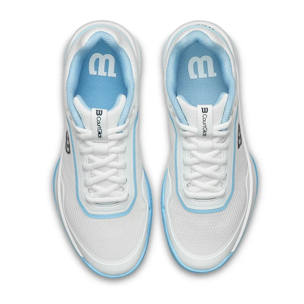 Zapatillas Wilson CourtGlide W Blanco/Azul Cielo 2026