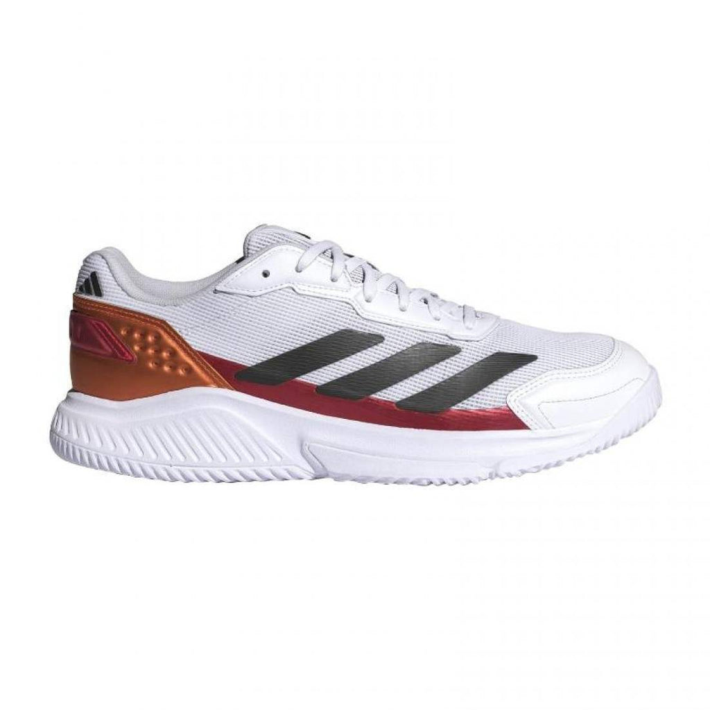 Zapatillas Adidas Courtquick Padel M Blanco/Rojo/Naranja 2026